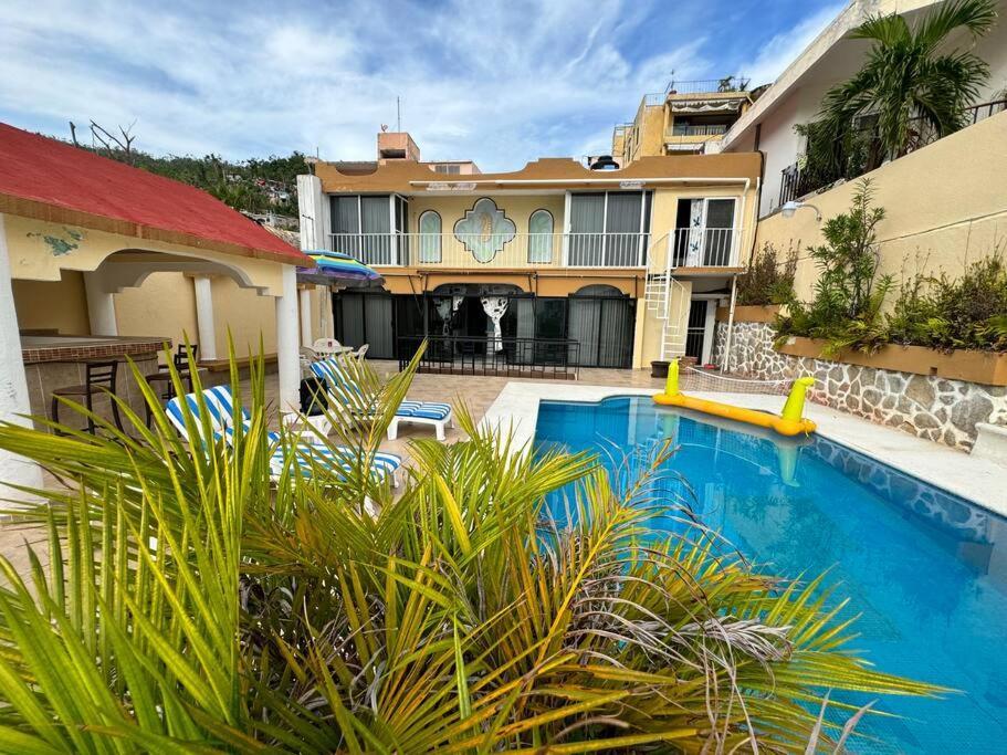 Villa Blue Coast With Pool And Ocean View 10 To 35 P Acapulco Exterior foto